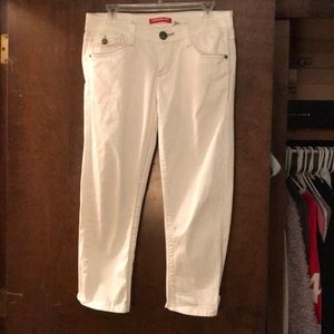 White Pants hit mid-calf